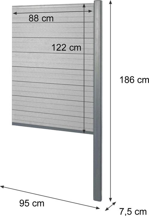 Actual product image MCW Savoie-Alu (180 cm)