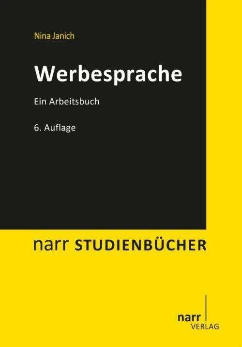 Image du produit Werbesprache (Allemand, Nina Janich, 2013)