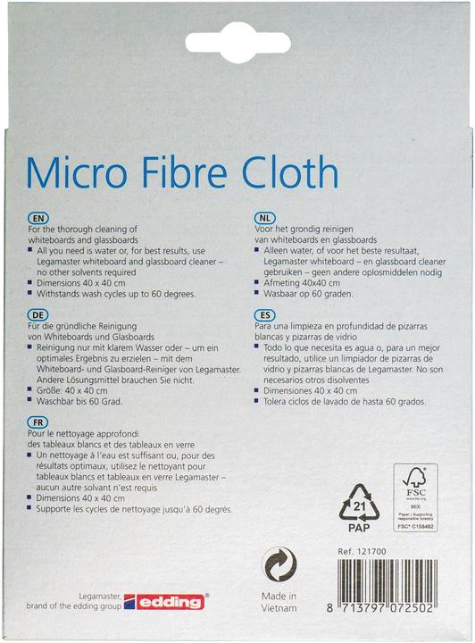 Immagine prodotto Legamaster panno in microfibra (40 cm)