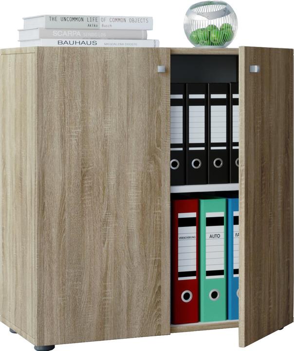 Produktbild VCM Holz Büromöbel Aktenschrank Lona 2-fach Drehtüren (70 x 39 cm)
