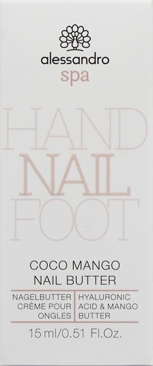 Actual product image Alessandro Spa - Coco Mango Nail Butter (15 ml)