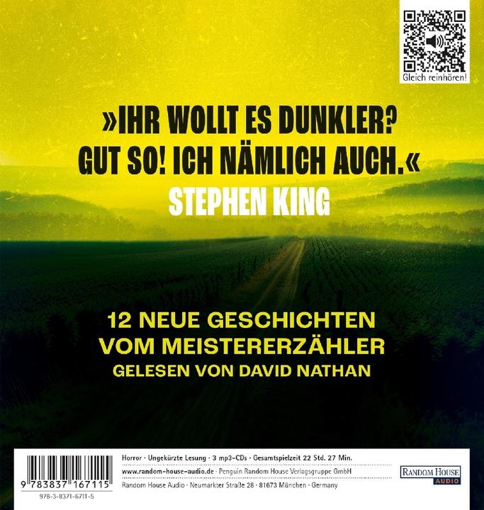 Image du produit Vous voulez plus de noir (Stephen King, Allemand)