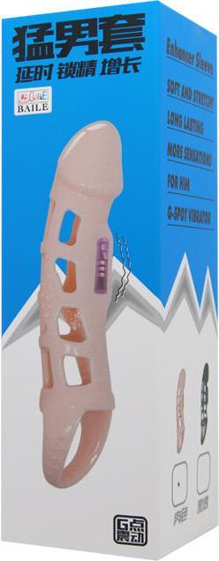 Image du produit Baile Funda Extensora Pene Con Vibracion Y Strap 13.5 cm