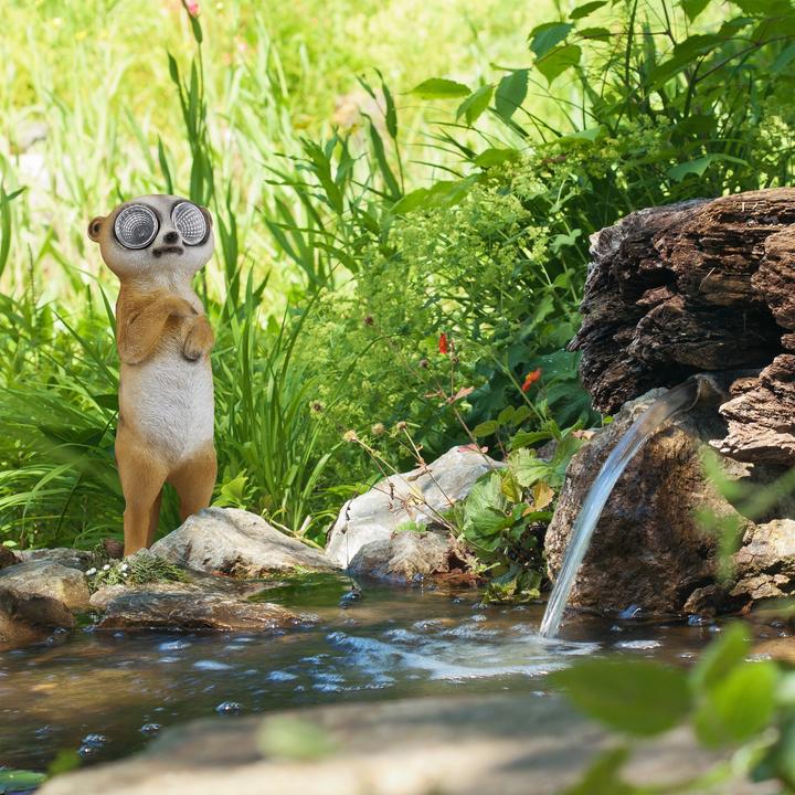 Actual product image Relaxdays Meerkat Garden Ornament