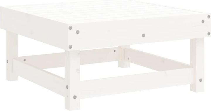 Actual product image VidaXL 6-tlg. Garten-Lounge-Set Weiss Massivholz Kiefer,Farbe