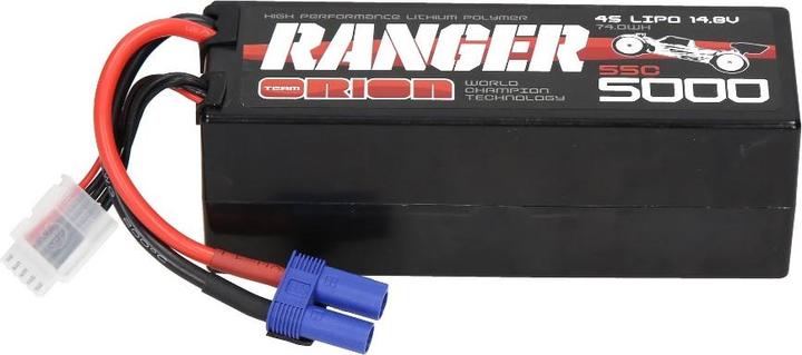 Immagine prodotto Team Orion Batteria 4S 55C Ranger LiPo (14.8V/5000mAh) EC5 (14.80 V, 5000 mAh)
