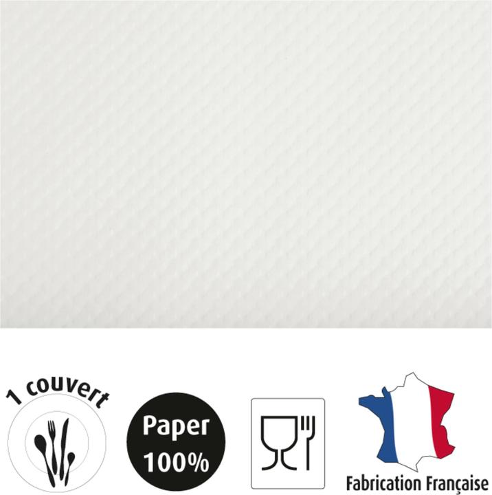 Exacompta Placemats Ice White 30x40cm Pk 500 (500 x, 30 x 40 cm)