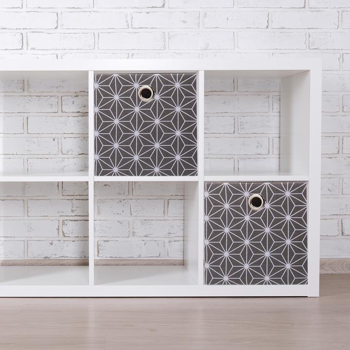 Actual product image Relaxdays 2x storage box (30 x 30 x 30.5 cm, 27 l)