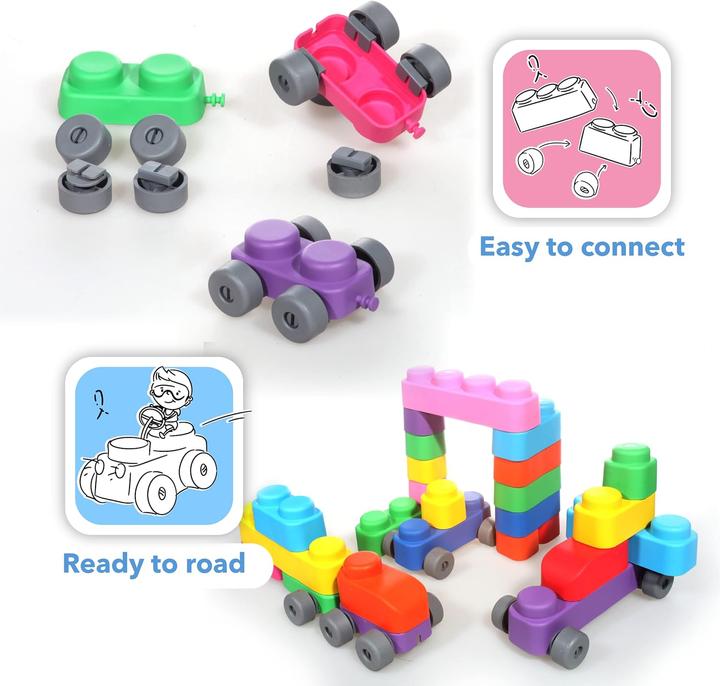 Produktbild Montessori 81 weiche Blöcke, Montessori-Spielzeug, Lernspielzeug ® by Far far land