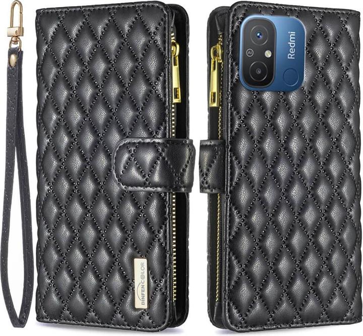 Actual product image Binfen Color Xiaomi Redmi 12C - BINFEN wallet case black (Xiaomi Redmi 12C)