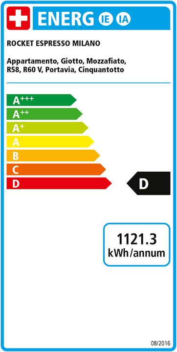 Label énergétique Rocket Appartamento
