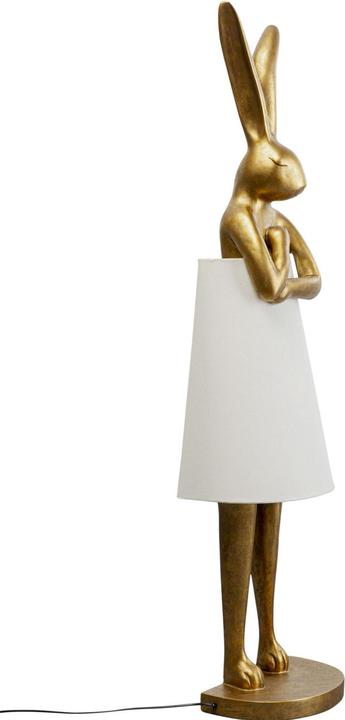 Actual product image Kare Design Floor lamp Animal Rabbit Gold/White 150cm (E27)