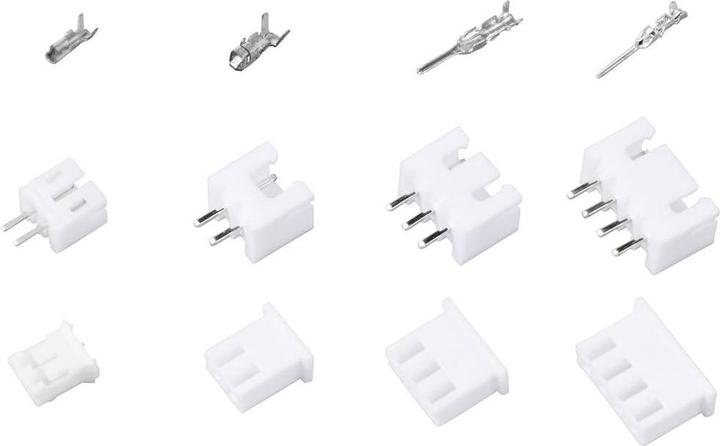 Actual product image Tru Components TC-12249904 Connector set 0.05 mm² 0.34 mm² White 320 pcs.