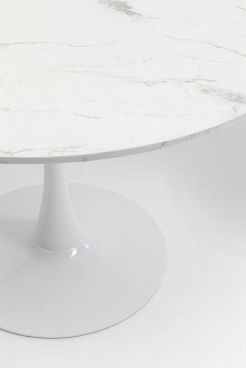Image du produit Kare Design Table Schickeria Marbre Blanc Ø110cm (110 x 110 x 74 cm)