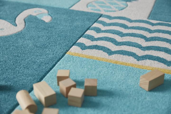 Image du produit Smart Kids Tapis Fruity Flamingo (160 x 230 cm)