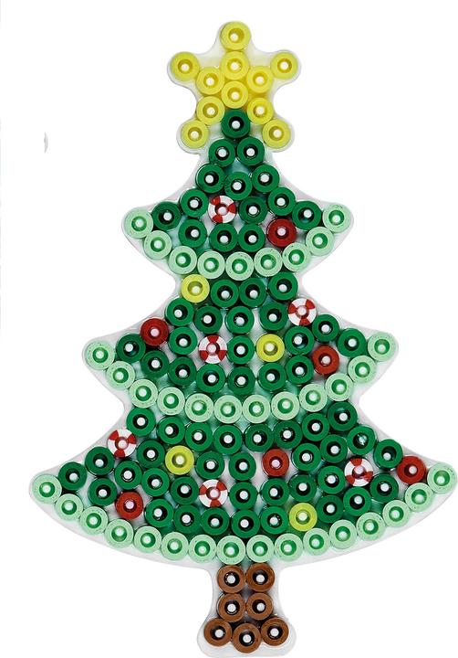 Produktbild Hama Perlen Steckplatte – Weihnachtsbaum