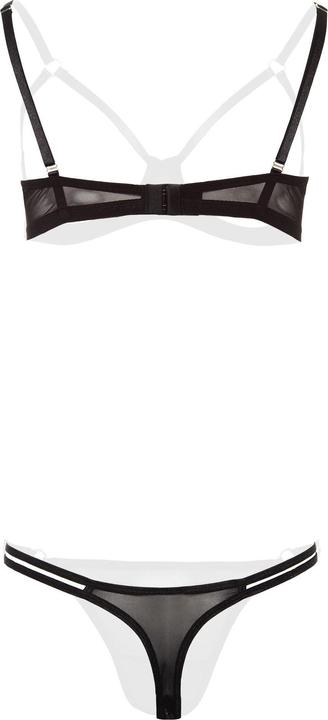 Image du produit Christine Le Duc Offenes BH-Set Sanna - Schwarz (S/M)