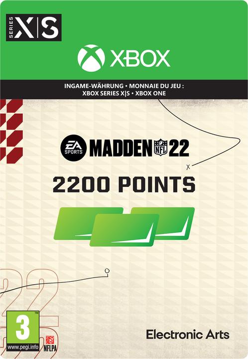 Microsoft Madden NFL 22 2200 Punkte (2200 CHF)