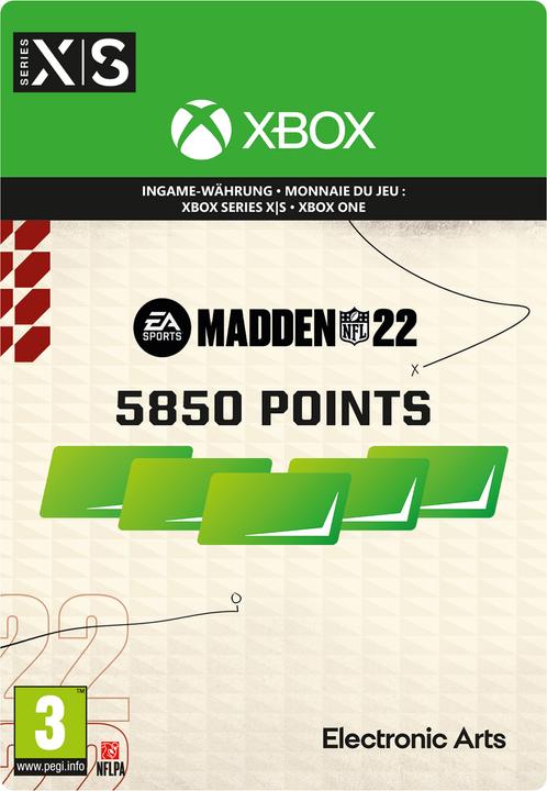 Microsoft Madden NFL 22 5850 Punkte (5850 CHF)