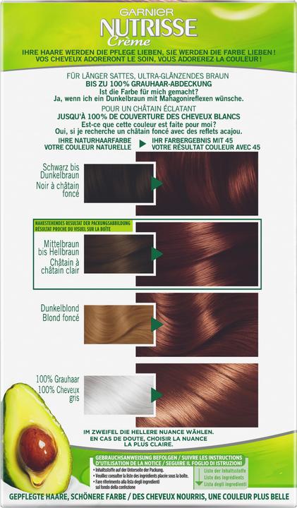 Produktbild Garnier Nutrisse Classic (45 Dunkel-Mahagoni)
