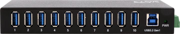 Produktbild Exsys Industrial USB 3.2 Gen 1 Hub 10-Port (USB-B, 10 Ports)