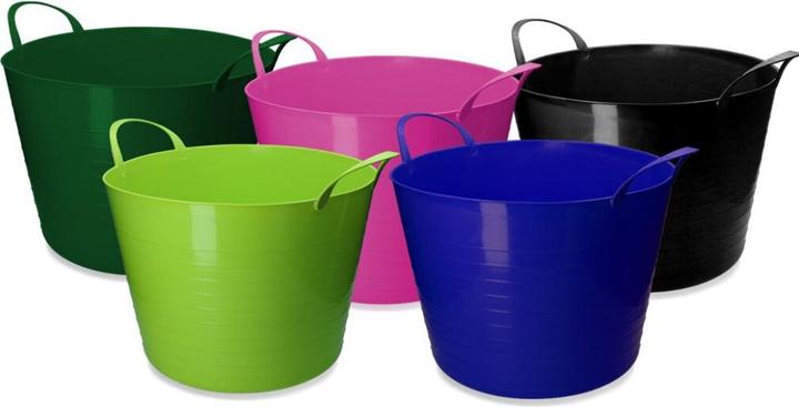Produktbild Vplast Eimer V-Trug Flexi Schwarz 65 l (1 x, 65 l)