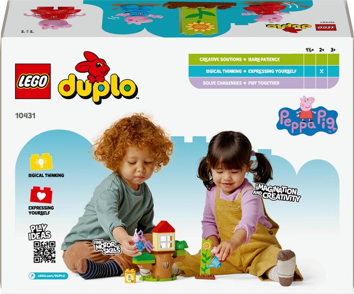 Actual product image LEGO Peppa's garden with tree house (10431)