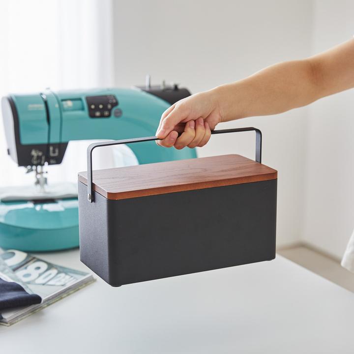 Actual product image Yamazaki Stylish sewing box