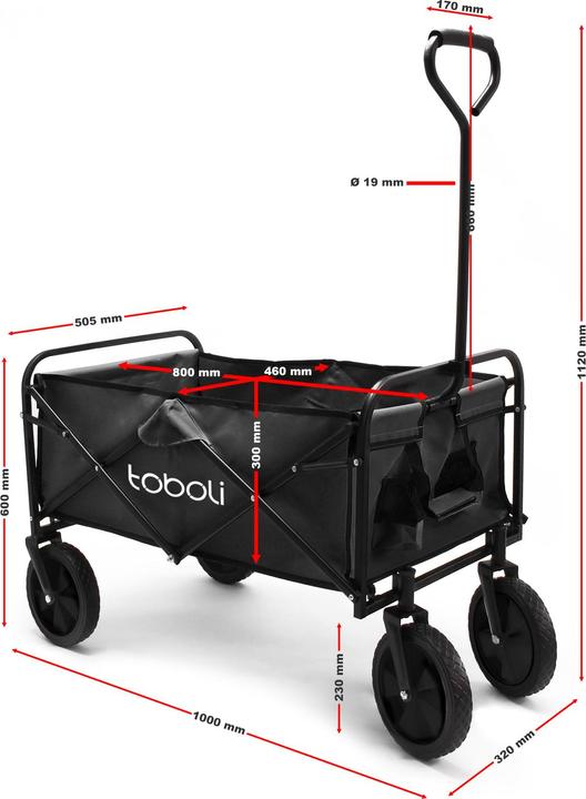 Immagine prodotto Toboli Carrello porta-scooter pieghevole per fuoristrada