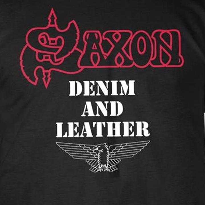 Produktbild Saxon Denim And Leather TShirt (XL)