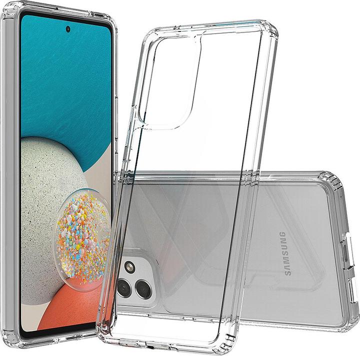 Actual product image cyoo Silicone cover A53 transparent