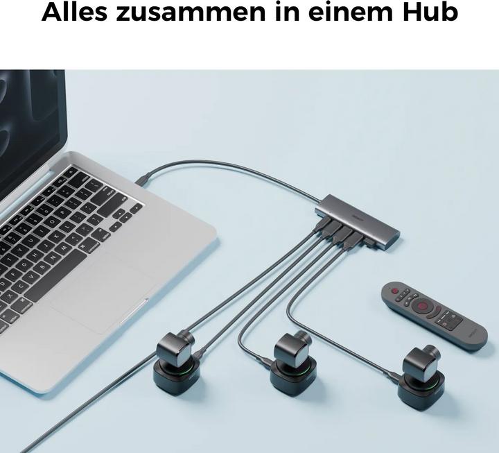 Actual product image Obsbot 3-in-1 USB 3.0 hub (USB-C)