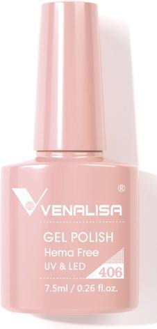 Image du produit Venalisa Vernis en gel 406 UV/LED (Rose, Vernis semi-permanent)