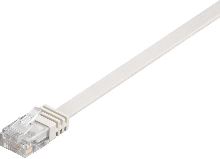Produktbild MicroConnect V-FTP6005W-FLAT Netzwerkkabel 0,5 m Cat6 U/FTP (STP) Weiss (STP, U/FTP, CAT6, 0.50 m)