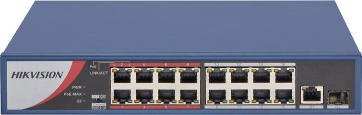 Produktbild Hikvision DS-3E0318P-E/M(B) Netzwerk-Switch Unmanaged Fast Ethernet (10/100) Power over Ethernet (PoE) (18 Ports)