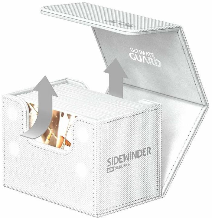Image du produit Ultimate Guard Boîte à cartes XenoSkin Sidewinder Monocolor 80+ Blanc