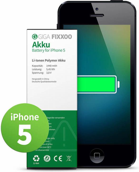 Giga Fixxoo iPhone 5 Akku