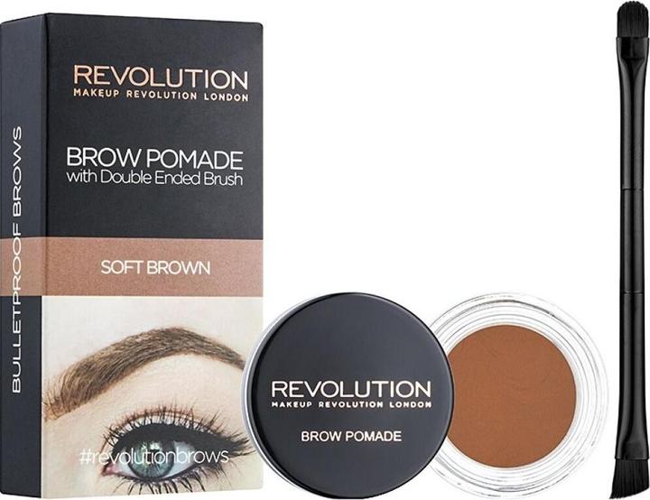 Actual product image Makeup Revolution Brow Pomade (Soft Brown)