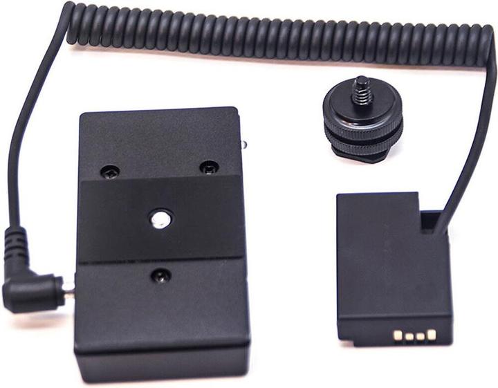 Produktbild Caruba Canon LP E17 (DR E18) Dummy Batterie + F970 Batteriezwickel (Federkabel) (Kamera Akku)
