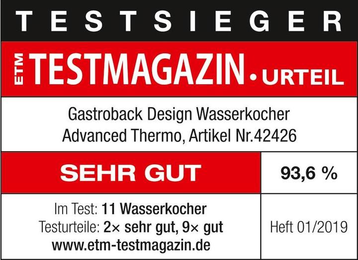Produktbild Gastroback Advanced (1.70 l, EU-Stecker)