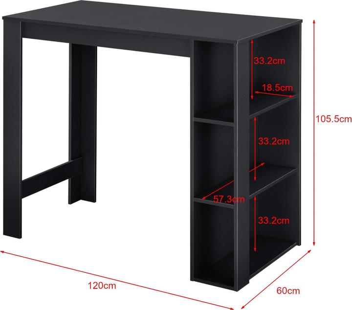Actual product image En.Casa Danderyd (120 x 60 x 105.5 cm)