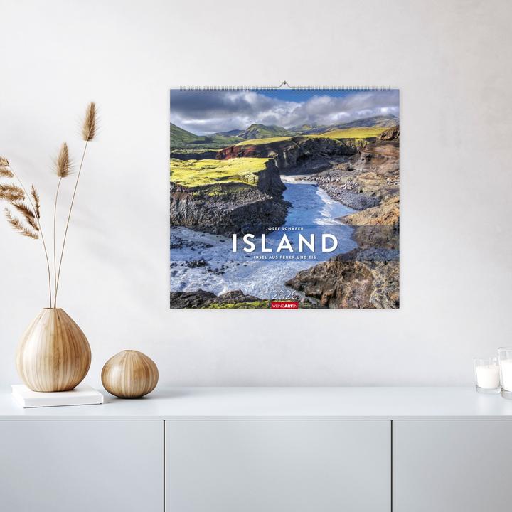 Produktbild Island Kalender 2026 - Insel aus Feuer und Eis (48 x 46 cm, Deutsch)