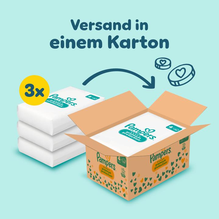 Produktbild Pampers Premium Protection (Gr. 4, Monatsbox, 174 Stück)