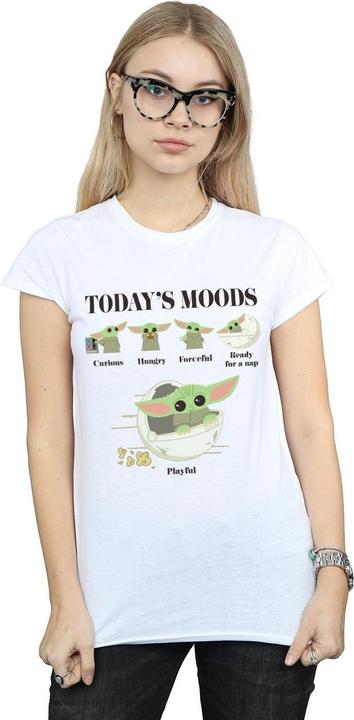Immagine prodotto Star Wars The Mandalorian The Child Moods Maglietta Donna (XXL)