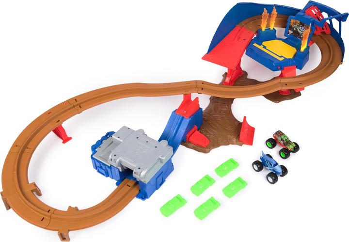 Actual product image Monster Jam Supercharge Speedway Set