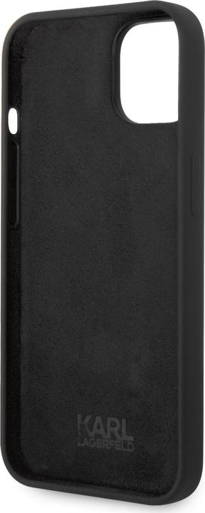 Produktbild Karl Lagerfeld Hard Cover Silicone Karl and Choupette Magsafe Black, for iPhone 14, KLHMP14SSSKCK (Apple iPhone 14)