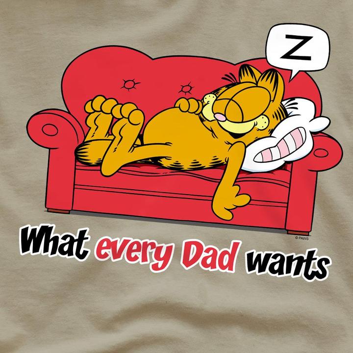 Actual product image Garfield Mens What Every Dad Wants T-Shirt (XL)