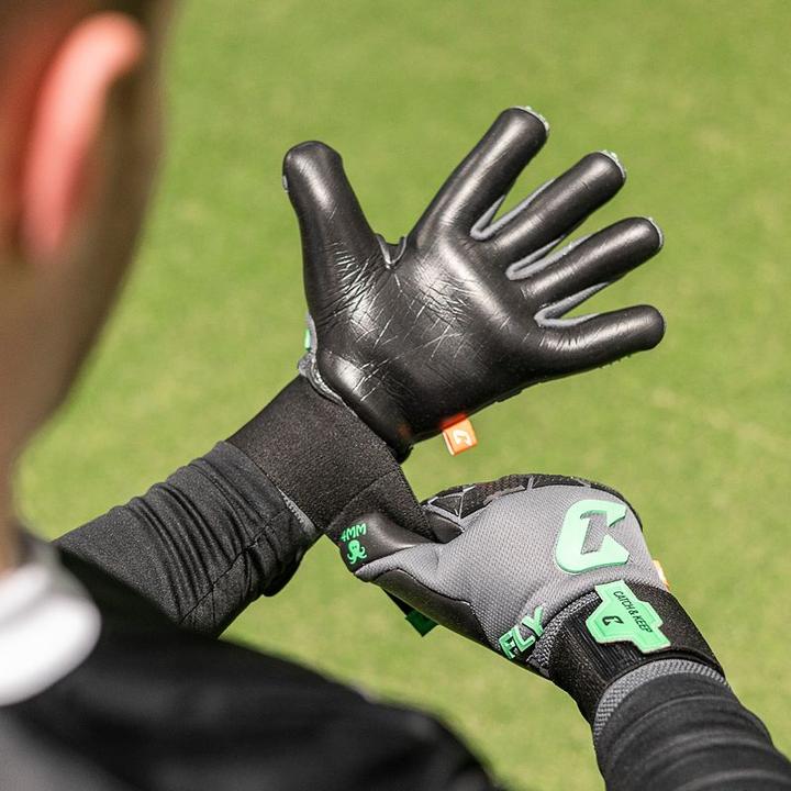 Produktbild Catch & Keep Fussballhandschuhe Fly Mint Soul Gr. 8 Mintgrün Torwart Keeper Goalie Handschuhe (8)