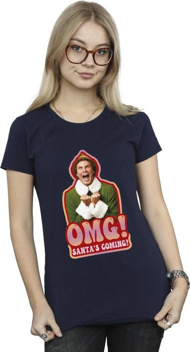 Immagine prodotto Elf Santa's Coming Maglietta Donna (XXL)