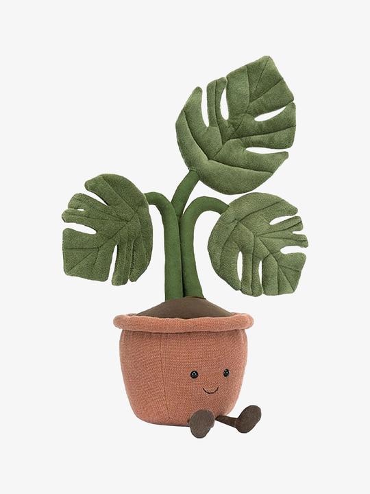 Actual product image Jellycat Figurine en tissu "Amuseable Monstera Plant"